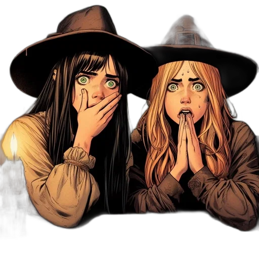 hat, comic book art, concept art, cartoon transparent PNG cut-out