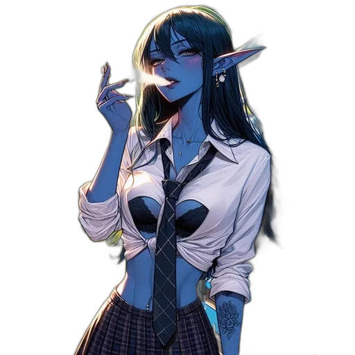 staff, weapon, dress, fantasy art transparent PNG cut-out