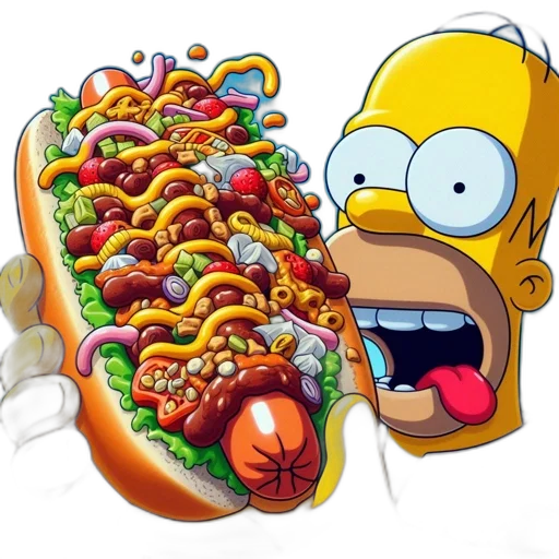 food, concept art, photorealistic, pixel art transparent PNG cut-out