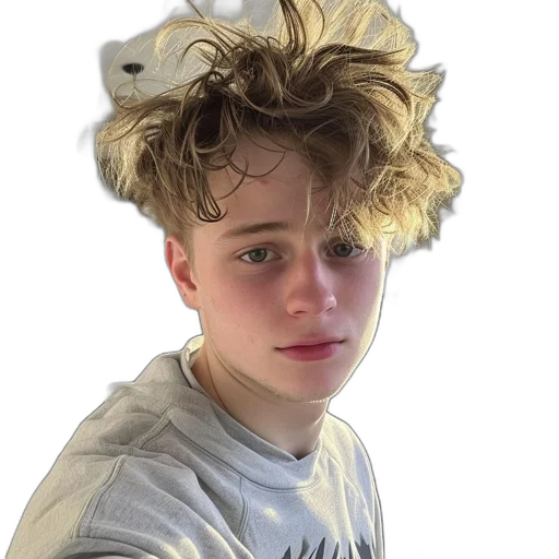 hair, face, hat, creature transparent PNG cut-out