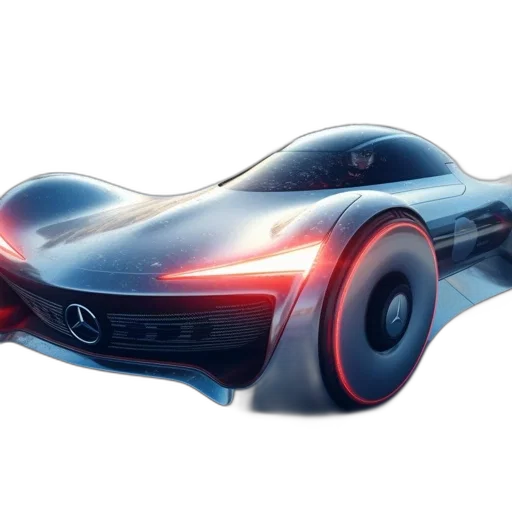 car, concept art, 3d render, photorealistic transparent PNG cut-out