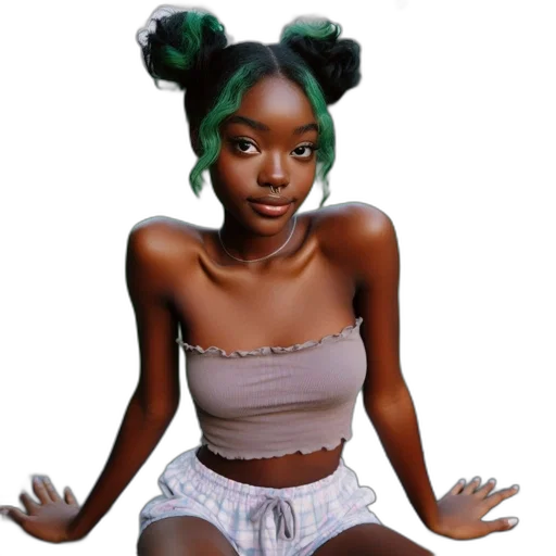 crown, hair, creature, dress transparent PNG cut-out