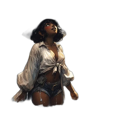 staff, dress, jacket, weapon transparent PNG cut-out