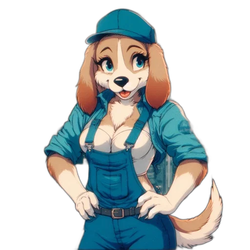 staff, hat, animal, jacket transparent PNG cut-out