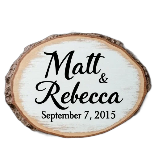 wooden, sign, names, matt transparent PNG cut-out
