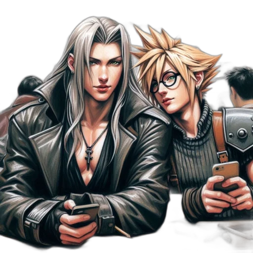 jacket, weapon, concept art, cyberpunk transparent PNG cut-out