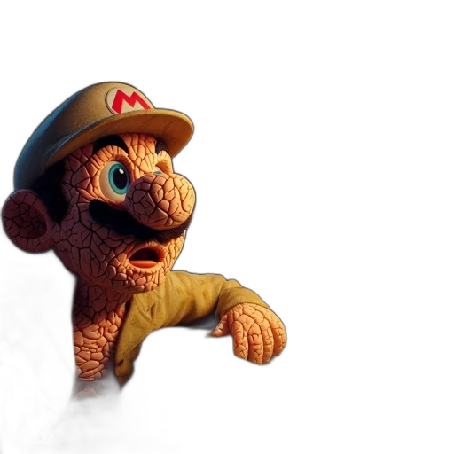 creature, hat, animal, staff transparent PNG cut-out