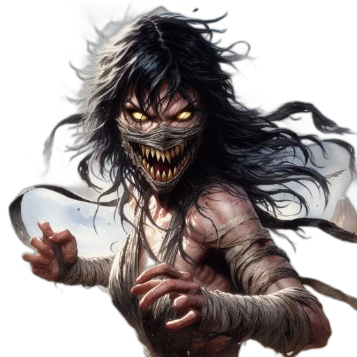 creature, mask, face, concept art transparent PNG cut-out