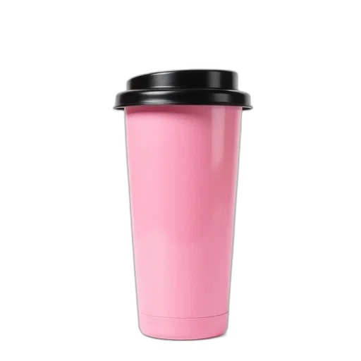 bottle, food, 3d render, vaporwave transparent PNG cut-out