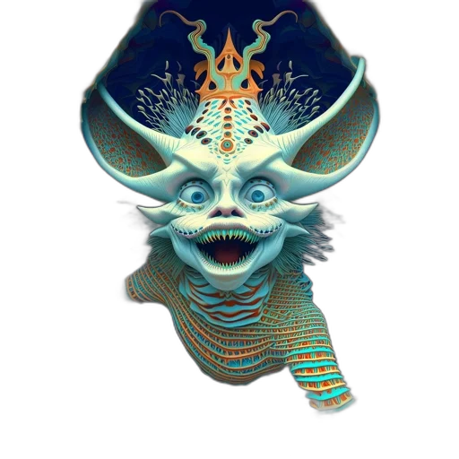 mask, creature, dragon, face transparent PNG cut-out