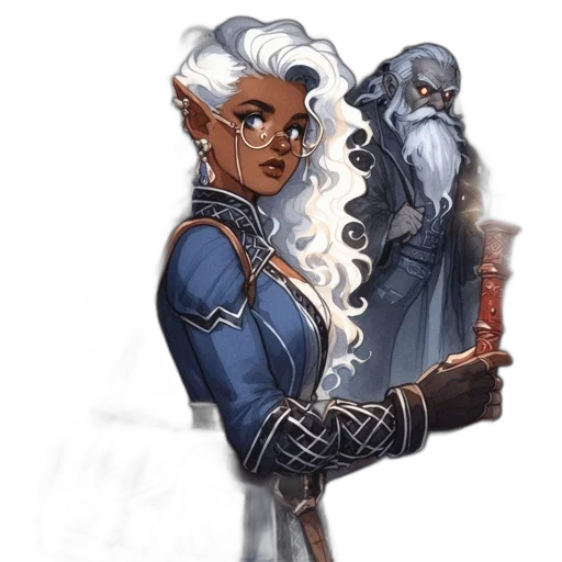 staff, concept art, fantasy art, comic book art transparent PNG cut-out
