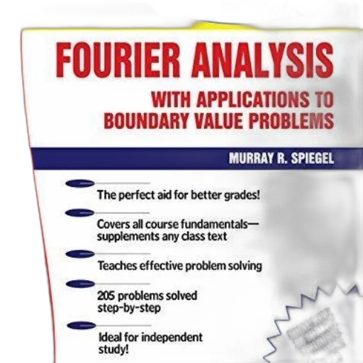 book, cover, titled, fourier transparent PNG cut-out