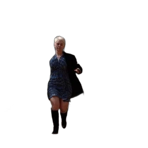 dress, jacket, shoes, creature transparent PNG cut-out