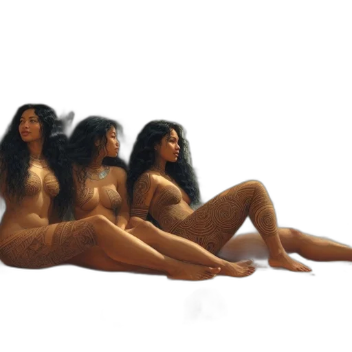 hair, photorealistic, concept art, 3d render transparent PNG cut-out