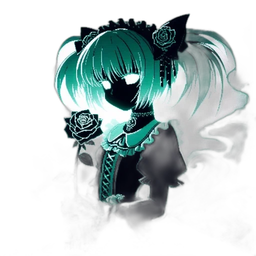 mask, flower, staff, weapon transparent PNG cut-out