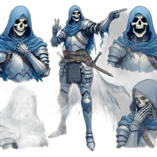 concept art, fantasy art, comic book art, 3d render transparent PNG cut-out