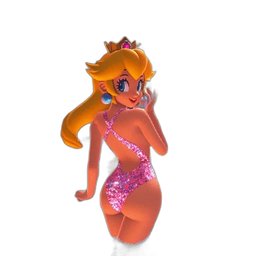 dress, crown, creature, 3d render transparent PNG cut-out