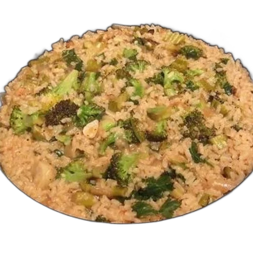 food, bowl, broccoli, rice transparent PNG cut-out