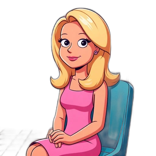 dress, face, jewelry, staff transparent PNG cut-out