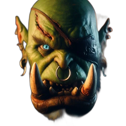 mask, face, staff, creature transparent PNG cut-out