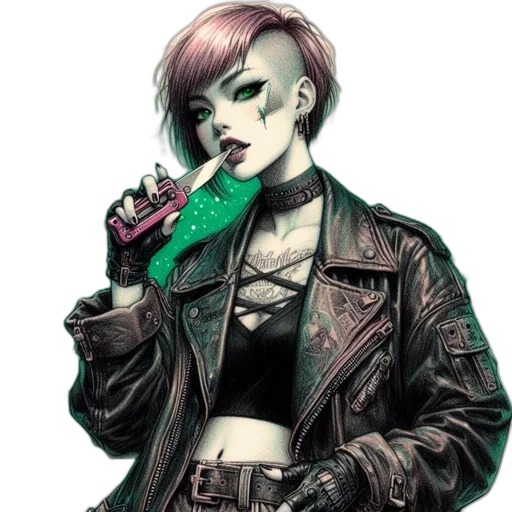 jacket, robot, jewelry, creature transparent PNG cut-out
