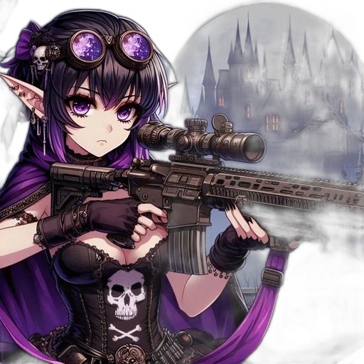 weapon, staff, anime, fantasy art transparent PNG cut-out