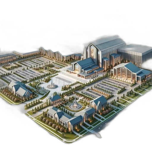 3d render, concept art, architectural, masterpiece transparent PNG cut-out