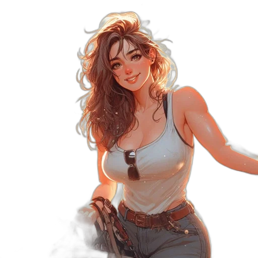dress, weapon, fantasy art, concept art transparent PNG cut-out