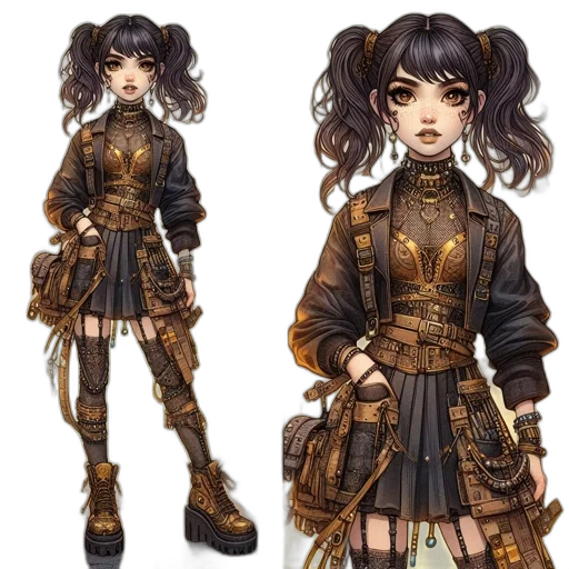 concept art, fantasy art, anime, pixel art transparent PNG cut-out