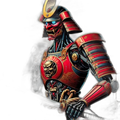 mask, staff, robot, weapon transparent PNG cut-out
