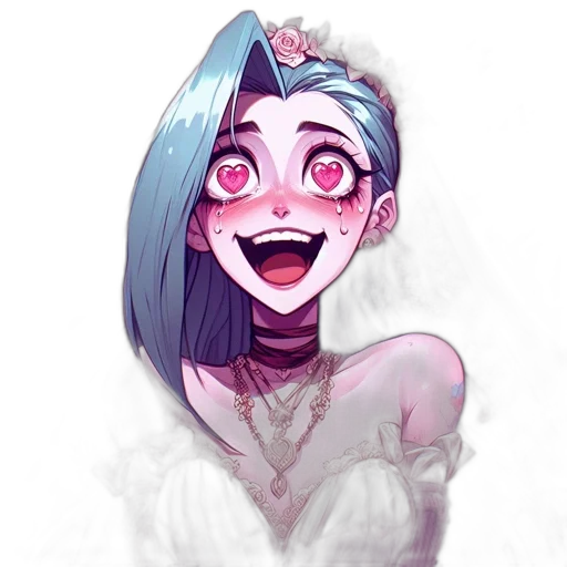 crown, face, creature, dress transparent PNG cut-out