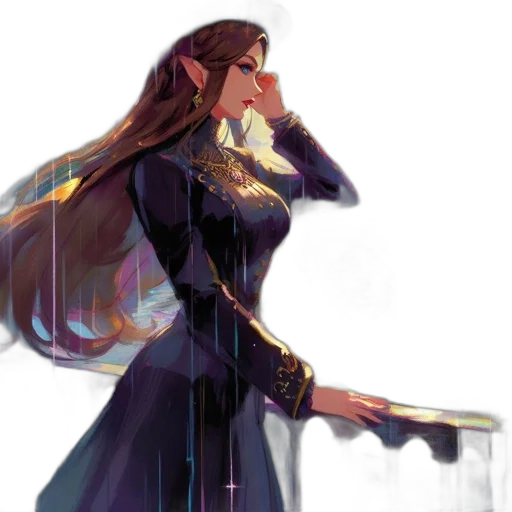 sword, dress, staff, weapon transparent PNG cut-out