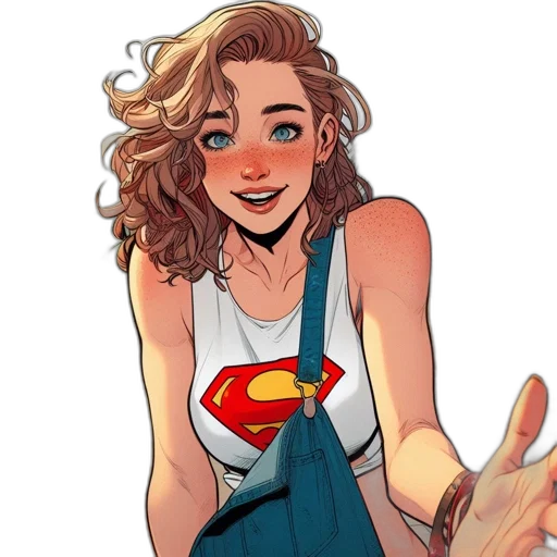 comic book art, cartoon, concept art, pixel art transparent PNG cut-out