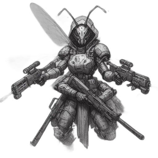 weapon, robot, creature, concept art transparent PNG cut-out