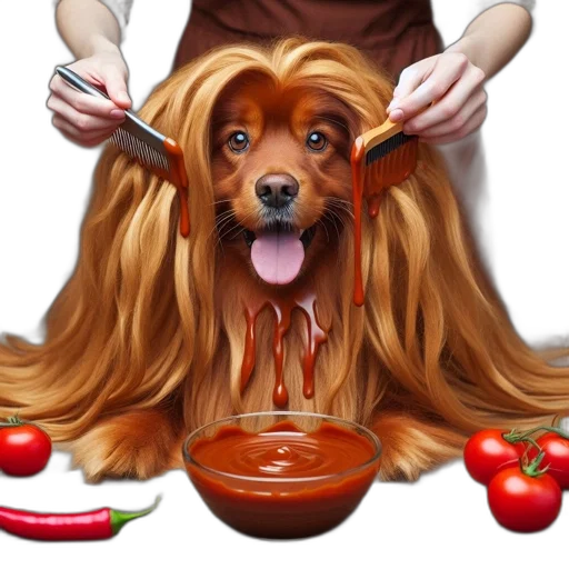 food, animal, staff, hair transparent PNG cut-out