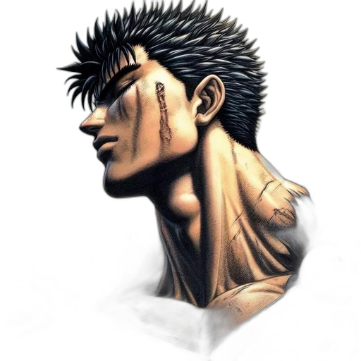 face, hair, animal, comic book art transparent PNG cut-out