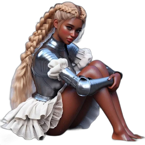 hair, concept art, fantasy art, 3d render transparent PNG cut-out