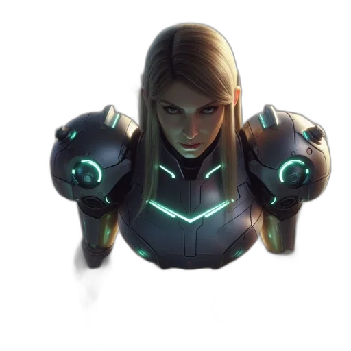 robot, weapon, face, staff transparent PNG cut-out