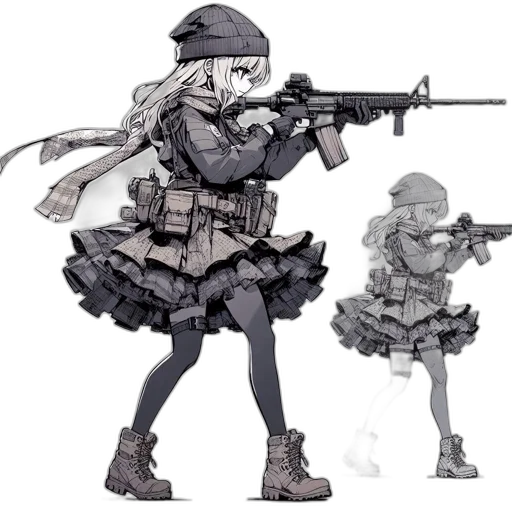 weapon, concept art, anime, pixel art transparent PNG cut-out