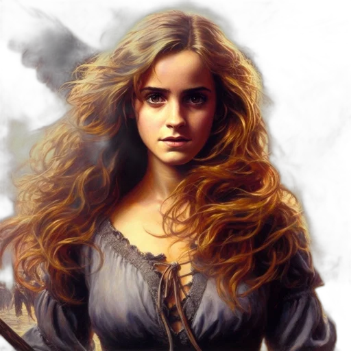 hair, face, fantasy art, photorealistic transparent PNG cut-out
