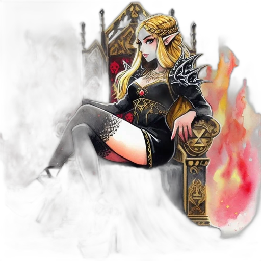 sword, dragon, weapon, crown transparent PNG cut-out