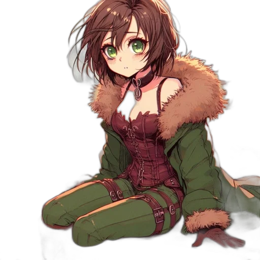 jacket, weapon, staff, dragon transparent PNG cut-out