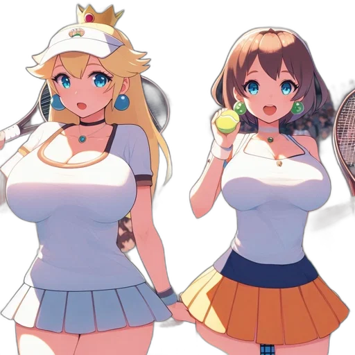 dress, staff, anime, concept art transparent PNG cut-out