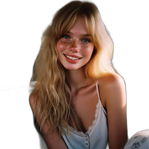 face, dress, hair, jewelry transparent PNG cut-out