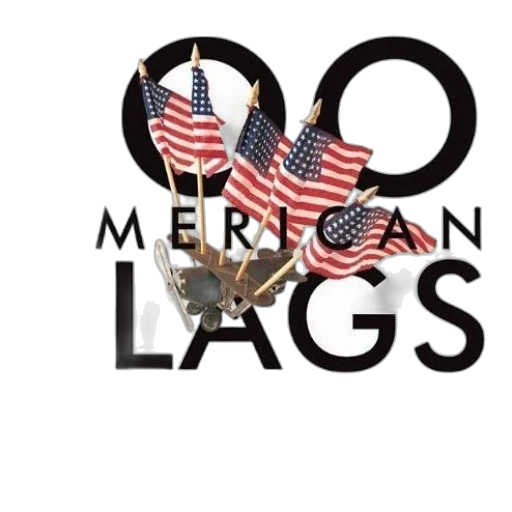 100, american, flags, unique transparent PNG cut-out