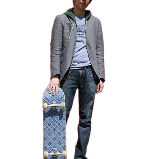 jacket, staff, 3d render, photorealistic transparent PNG cut-out