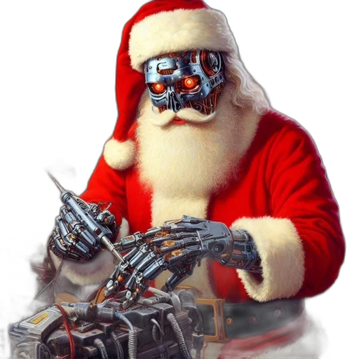 robot, weapon, jewelry, cyberpunk transparent PNG cut-out