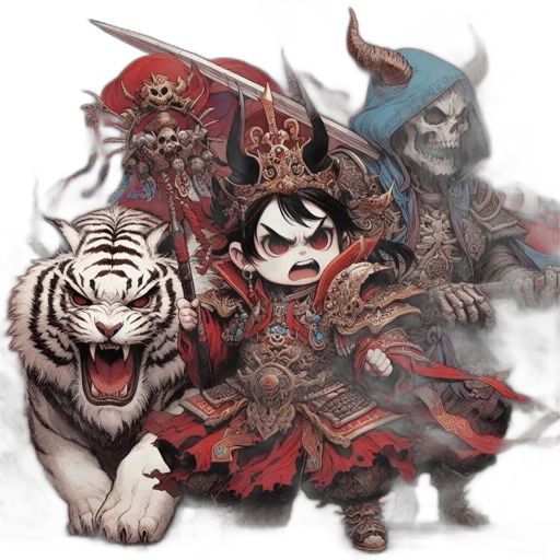 fantasy art, concept art, comic book art, pixel art transparent PNG cut-out