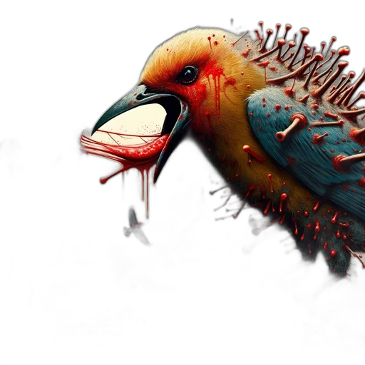 animal, creature, concept art, photorealistic transparent PNG cut-out