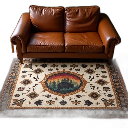 furniture, 3d render, earth tones, brown transparent PNG cut-out